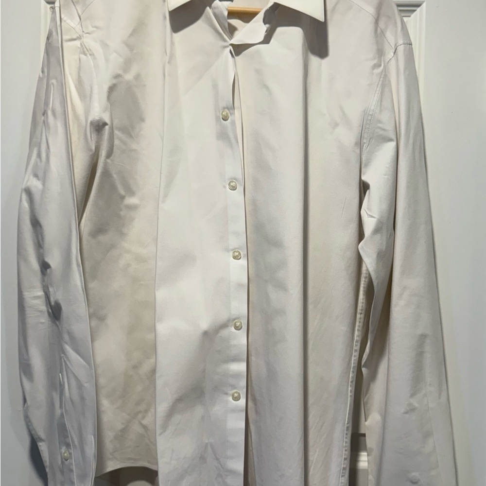 Van Heusen Men's White Dress Shirt